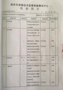 檢驗(yàn)報(bào)告